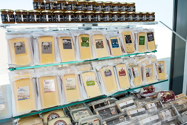 Käse Prepack Theke